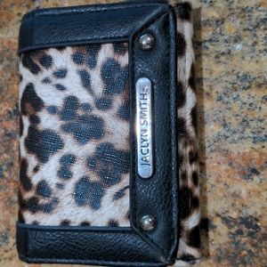 Jaclyn Smith Leppard Print Wallet